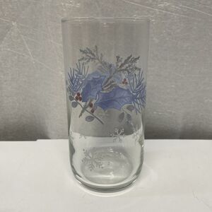 4 Discontinued Pfalzgraff‎ Winter Frost Glassware Cooler Drinking Glass Tumbler